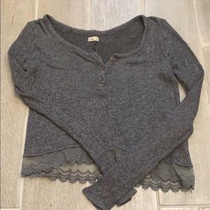 Grey Long Sleeve Shirt